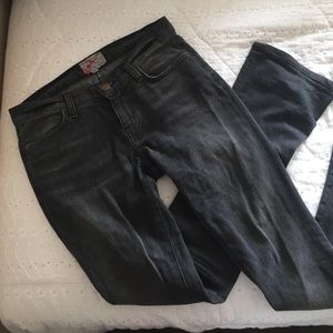 Current/Elliott The Baby Boot Dark Gray Jeans