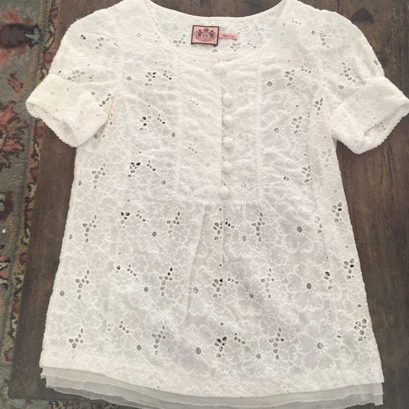 Juicy Couture lace blouse
