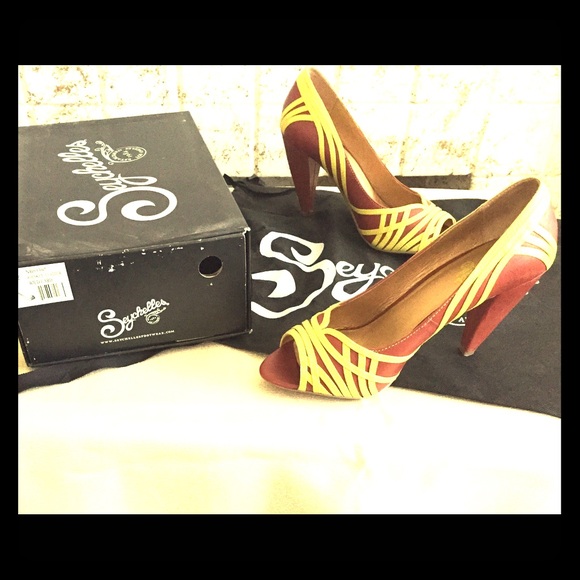 Seychelles Wild Card Peeptoe Pumps 9.5