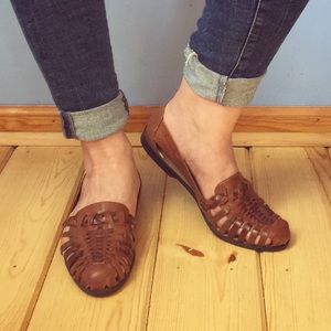 Vintage Leather Flats