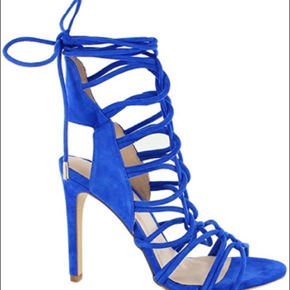 Zara Blue Sandals - Picture 2 of 4