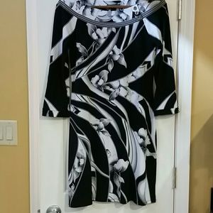 WHBM Tropical Print Dress