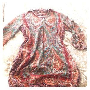 Chico inspired Tunic - paisley print