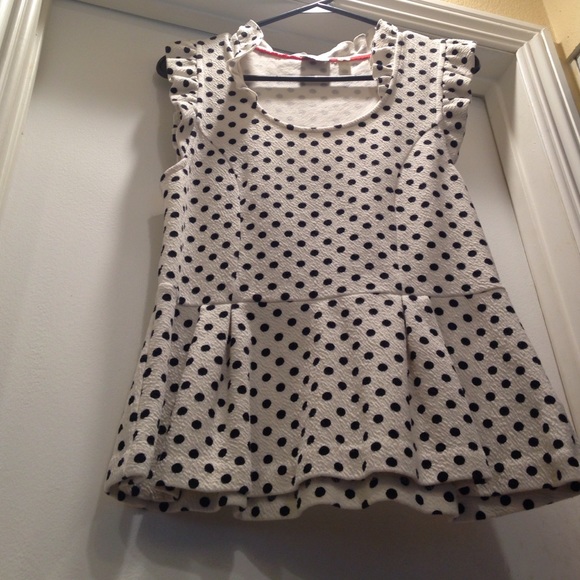 Anthropologie peplum top.