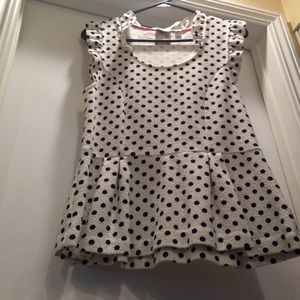 Anthropologie peplum top.