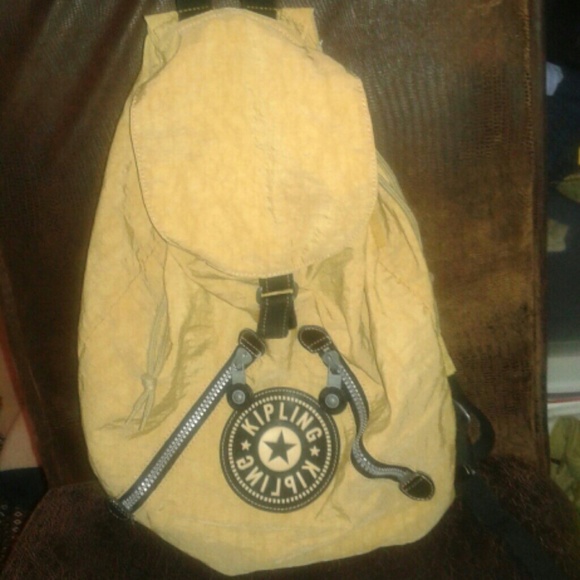 Large Tan Kipling Backpack