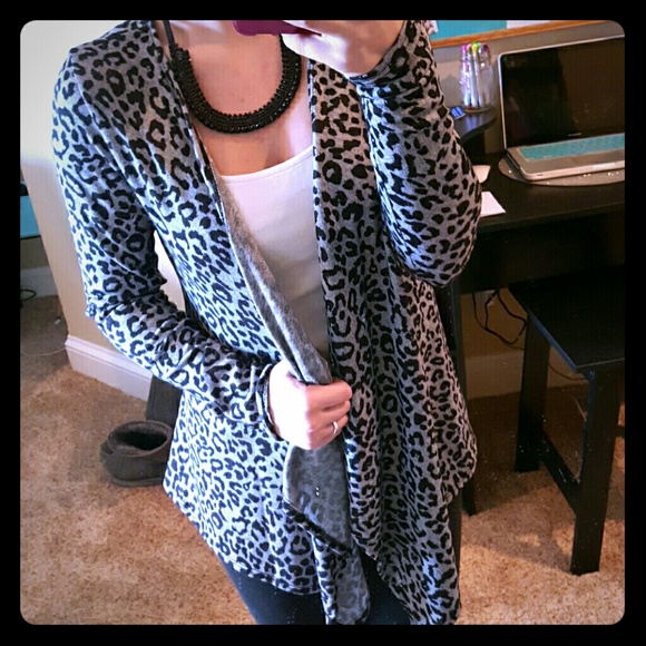 Leopard Print Cardigan