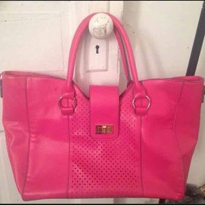 Just Fab hot pink purse