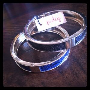 Pixley Dina Snake Print Bangle set