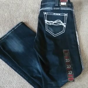 Indigo bling cowgirl tuff jeans