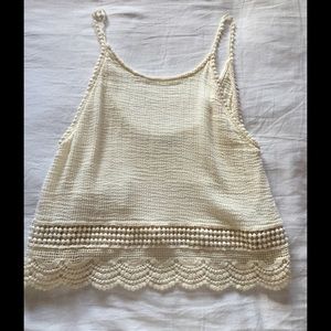 Urban outfitters crochet tank
