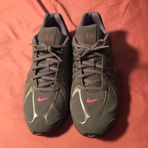 Grey and Pink Nike Air Max - wore only a few times