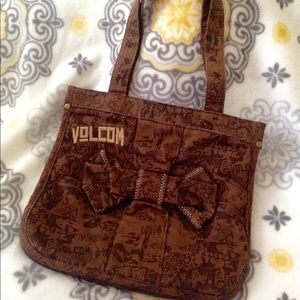 Volcom Brown Bow Satchel