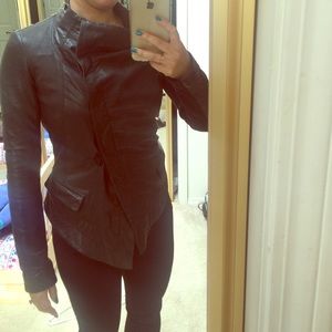 SOLD!! All saints spitalfields leather jacket