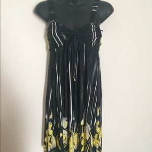Black and yellow sundress