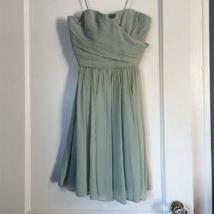 Dusty Shale J. Crew Bridesmaid Dress