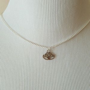 Lotus blossom necklace. NWOT