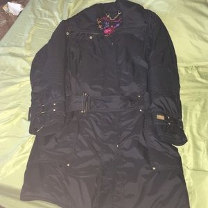 Obeymeyer black long puffer coat