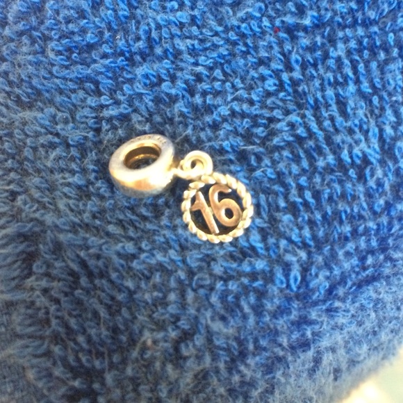 Silver 16 Pandora Charm