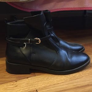 Forever 21 Buckle Boots