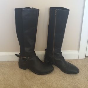 14th and Union black riding boots