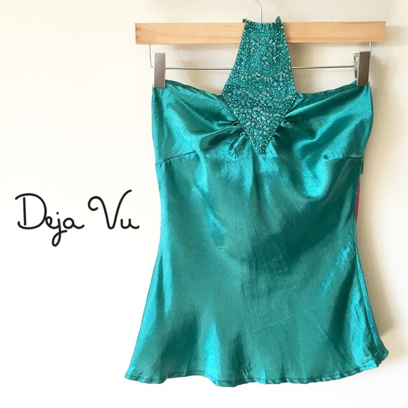 ON HOLD NWT Deja Vu Beaded Tank