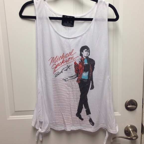 Michael Jackson tank top w/ big openings on side