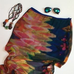 Resort wear maxi skirt