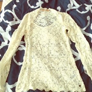 Guess Lace Long Sleeve Top