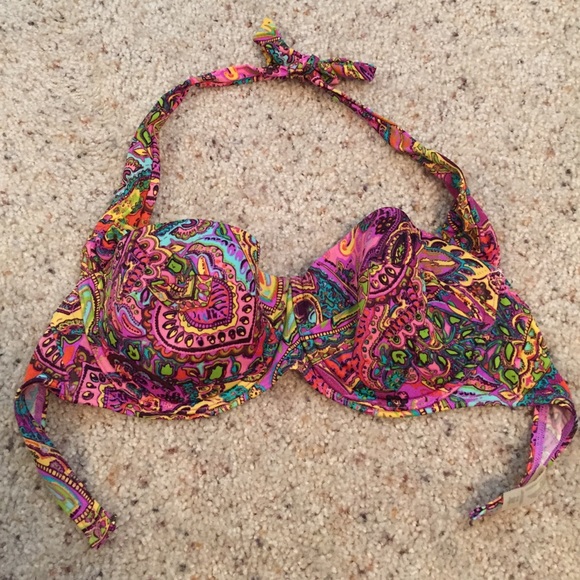 Victoria's Secret paisley print Demi halter top