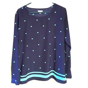 Gap polka dot blouse. Size Medium.