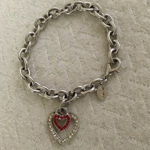 Heart charm bracelet