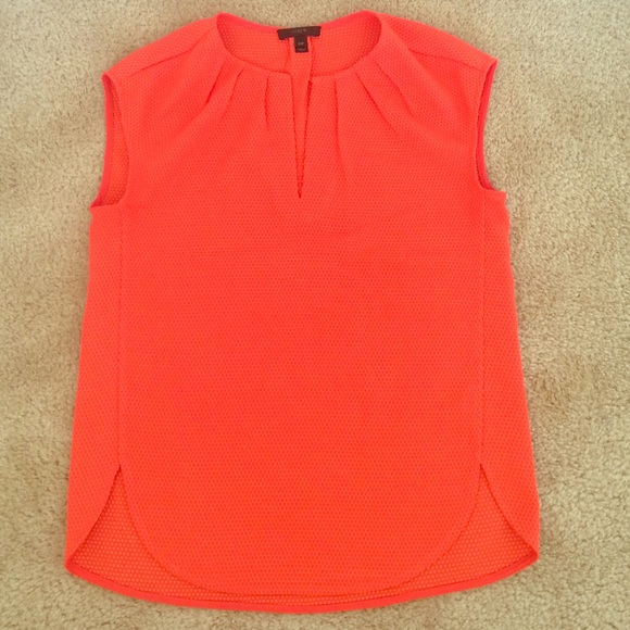 J. Crew bright orange shell