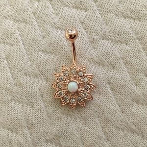 Flower Belly Ring NEVER BEEN WORN