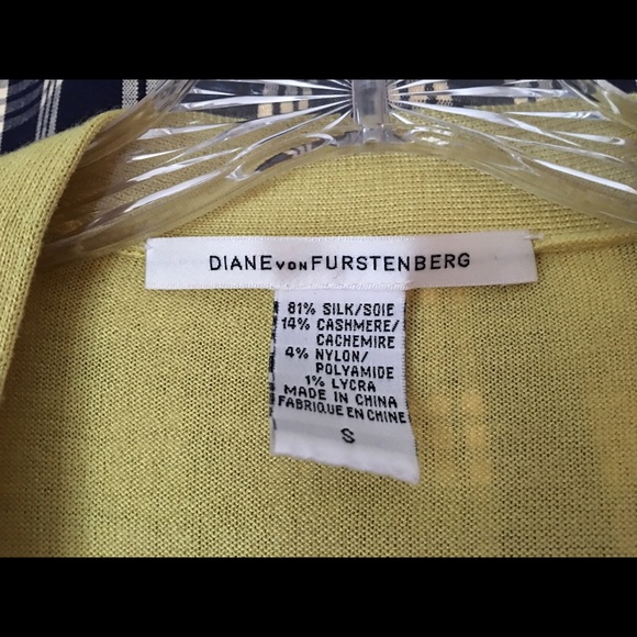 25% bundle DvF Silk Cashmere boyfriend cardigan