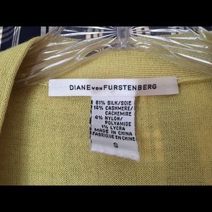 25% bundle DvF Silk Cashmere boyfriend cardigan