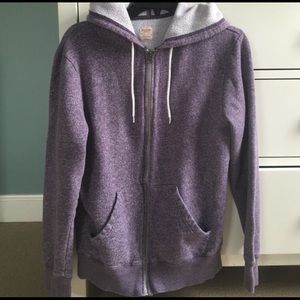 Purple zip up