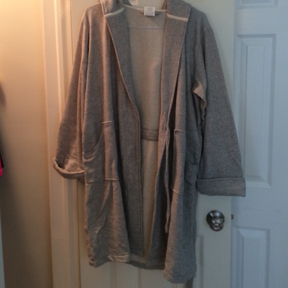 Hooded French Terry robe