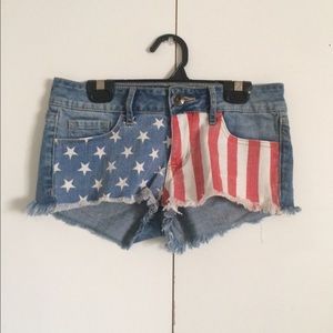 American flag shorts