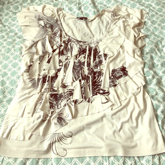 Women's layered blouse.