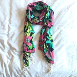 Lilly Pulitzer Printed Pattern Scarf