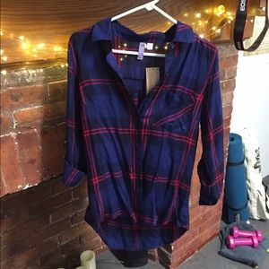 Francesca's Plaid Shirt