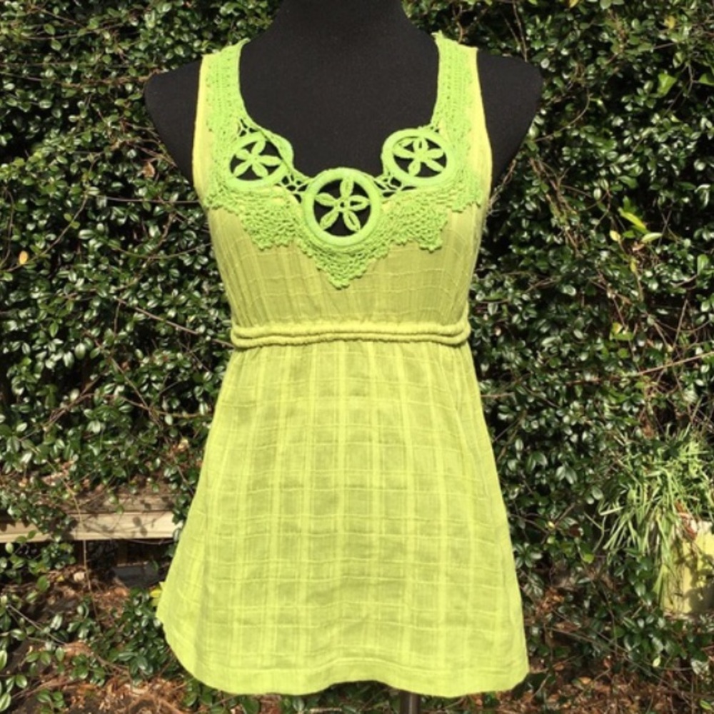 NWT Crochet Peridot Monica shirt by studio M $78 - Picture 6 of 8