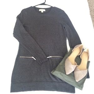 Michael Kors charcoal grey sweater dress, size S