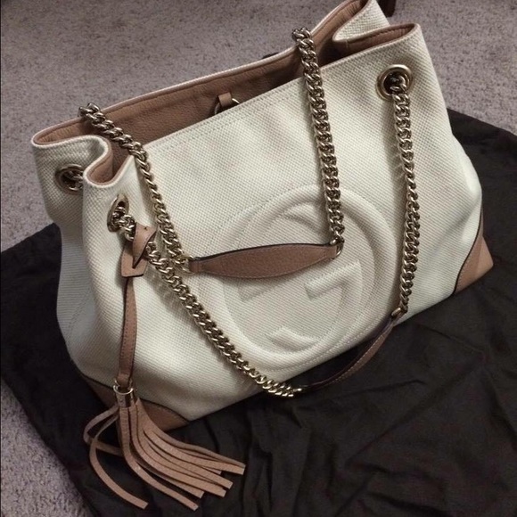 Gucci Handbags - SOLD🔥Gucci Soho Canvas Shoulder Tote