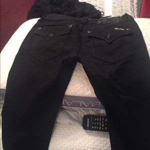 Black miss me skinny jeans size 26