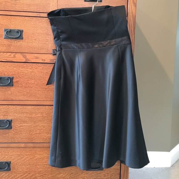Ann Taylor black strapless cocktail dress - Picture 2 of 4