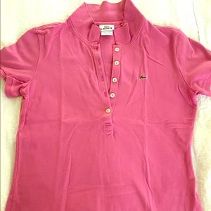 Authentic Lacoste button down polo