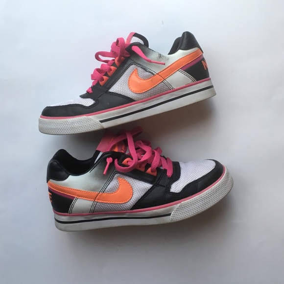 Nike Shoes - Nike Delta Force Neon Low Tops