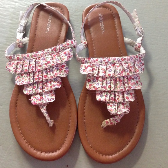 Flower Sandals Worn Once